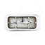 59" Acrylic Freestanding Bathtub, Stand Alone Soaking Tub, Chrome Overflow & Pop-Up Drain, Gloss White Finish
