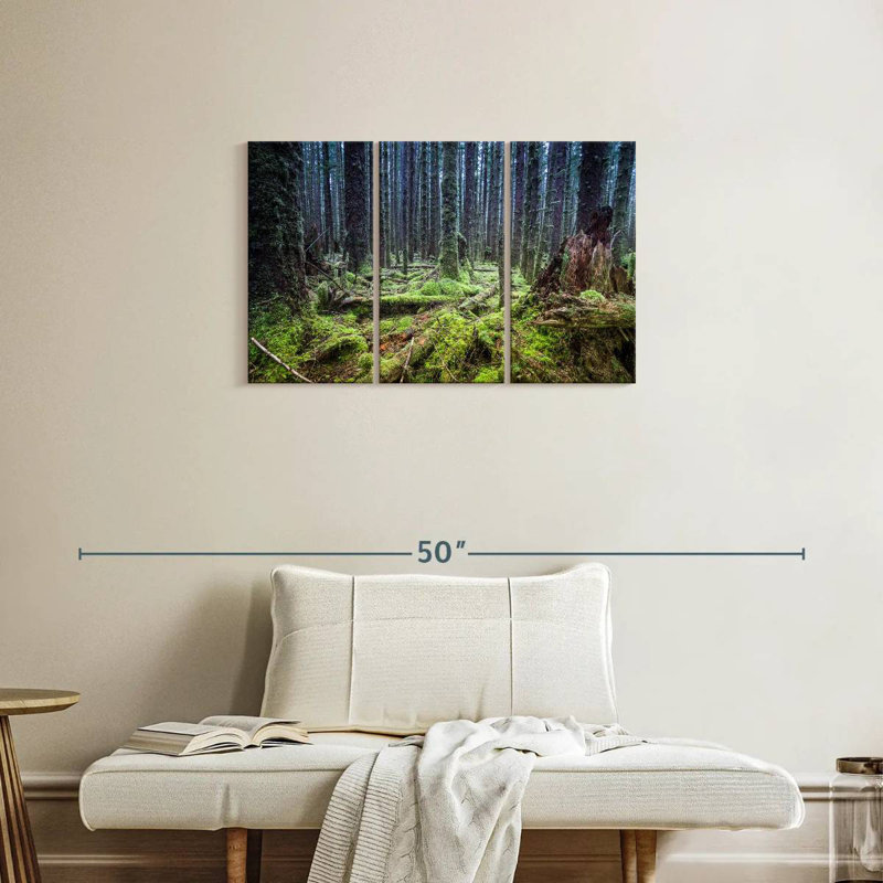 Alvord Mossy Hoh Rainforest, 20" H x 33" W