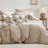 Bedsure 100% Washed Cotton Duvet Cover With Pillow Sham Minimalist Duvet Cover Linen Like for All Seasons-106246701-106246704