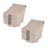Modern Leisure Monterey Patio Swivel Lounge Chair Cover, 2-Pack, 37.5"L x 39.25"W x 38.5"H, Beige-72582911