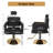 Hydraulic Barber Chair - 360° Swivel With Adjustable Height