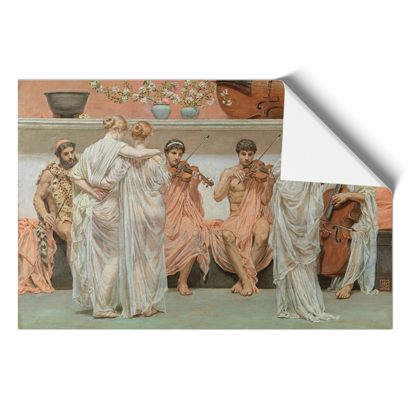 A Quartet by Lawrence Alma-Tadema - No Frame Print, 21cm H x 30cm W x 0.1cm D