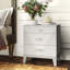 Axiom 3 - Drawer Nightstand in White/Gray