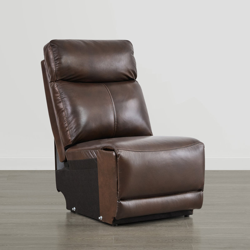Genuine Leather Chair, Brown