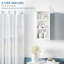 Armoire de rangement encastrée pour salle de bain, murale, blanche, acier inoxydable, acier miroir encastré, brillant