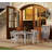 Travira Square Outdoor Dining Table With Umbrella Hole , 40'' in. W 40'' in. D-1898098856-1940053156