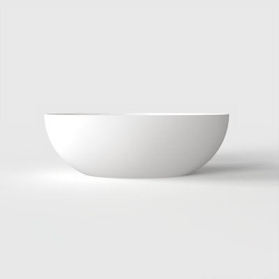67 Inch Freestanding Solid Surface Soaking Bathtub For Bathroom