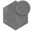Carrelage mural en porcelaine mate 7,87 po x 9,45 po Dakota Hexagon-79122832