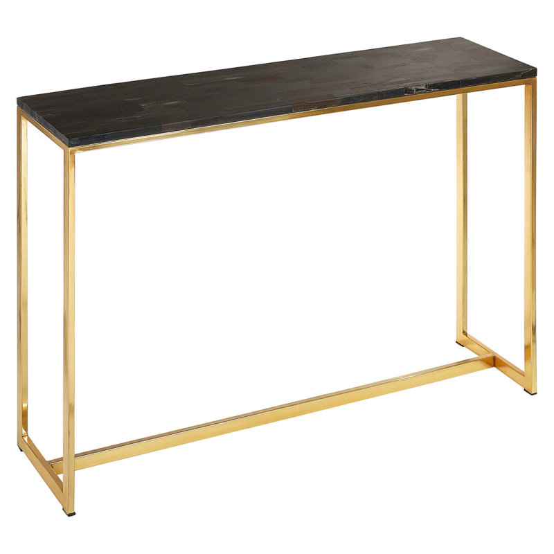 118cm Solid Wood Top Console Table