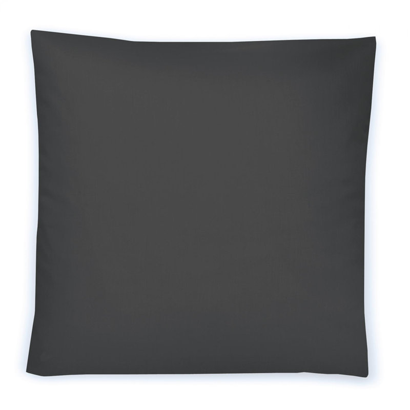 Paris 100% Cotton Pillowcase, 40 x 40 cm, Anthracite