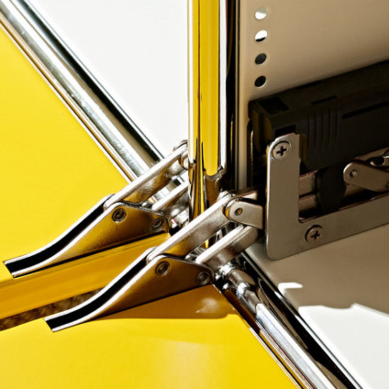 Meuble télé simple jaune
