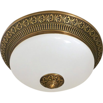 Fosdick Glass Semi Flush Mount