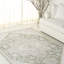 Tapis vert / ivoire Percy-102217601