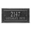 Gardengate Personalized Grande 2-Line Wall Address Plaque-344712067-344712072