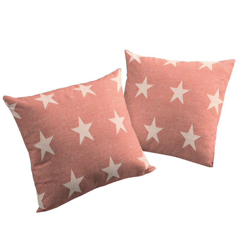 Marple Geometric Cushion Cover, Red, 40cm x 40cm, Square