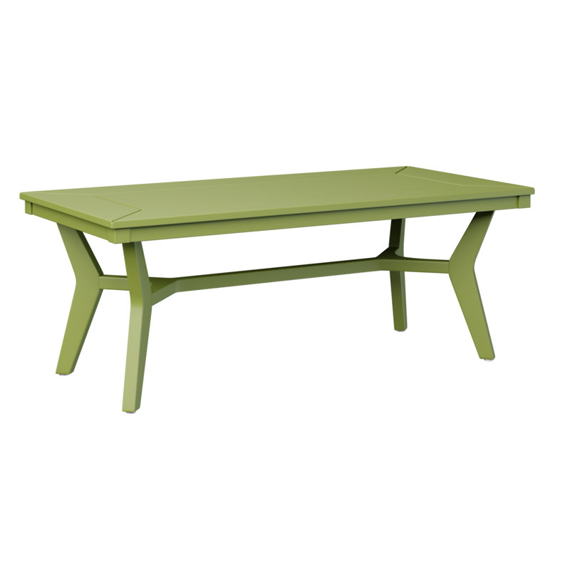 Berlin Gardens Mayhew Rectangular Coffee Table, Kiwi Green
