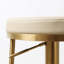 Alfonz Swivel Upholstered Adjustable Height Counter Stool with Metal Frame-385398368