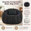 Pouf en forme de fleur comprimé, fauteuil de lecture surdimensionné pour adultes-1532601857