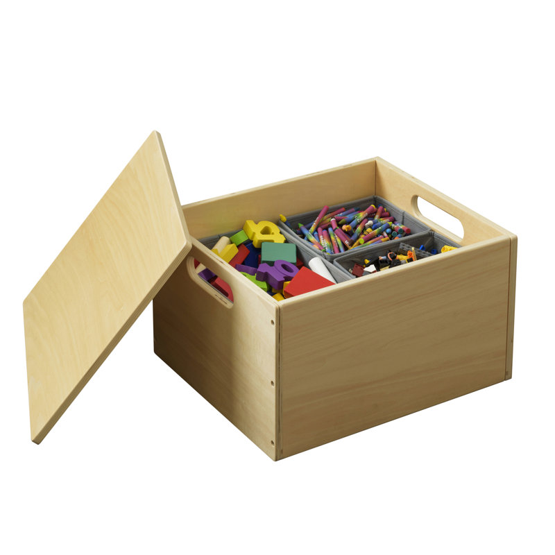 Boîte à jouets Rhona, Beige
