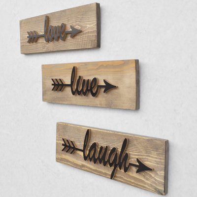 Handmade Decorative Wall Shelf (3 Pieces), Walnut Color, 15.7 x 5.5 x 0.5 Inches | 100% Spruce Wood | Easy Wall Mount with Self Assembly | Rustic & Modern Design, Perfect for Home Decor & Organizing