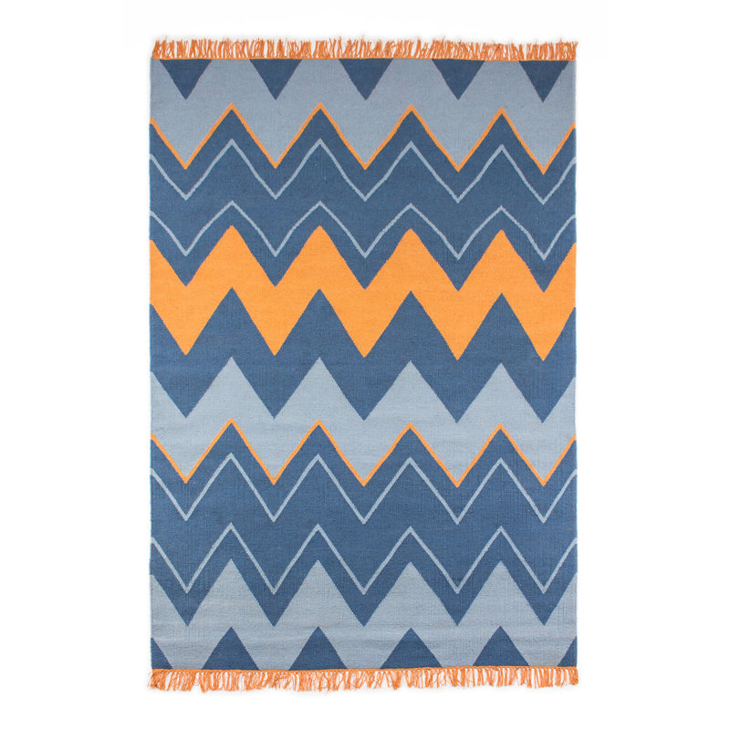Tulane Chevron Hand Woven Area Rug, Rectangle 200 x 290cm