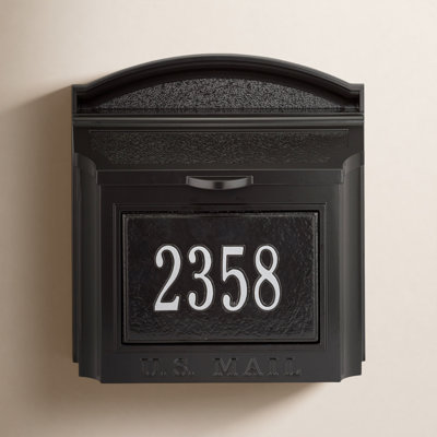 Locking Wall-Mounted Mailbox