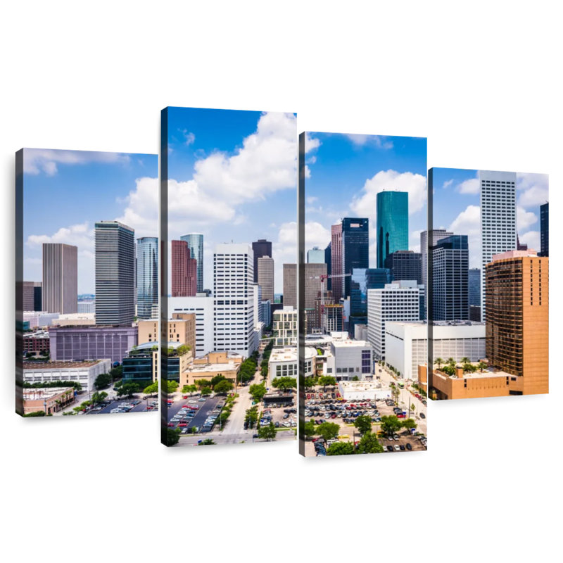 Sireci Buildings In Houston, 32" H x 52" W