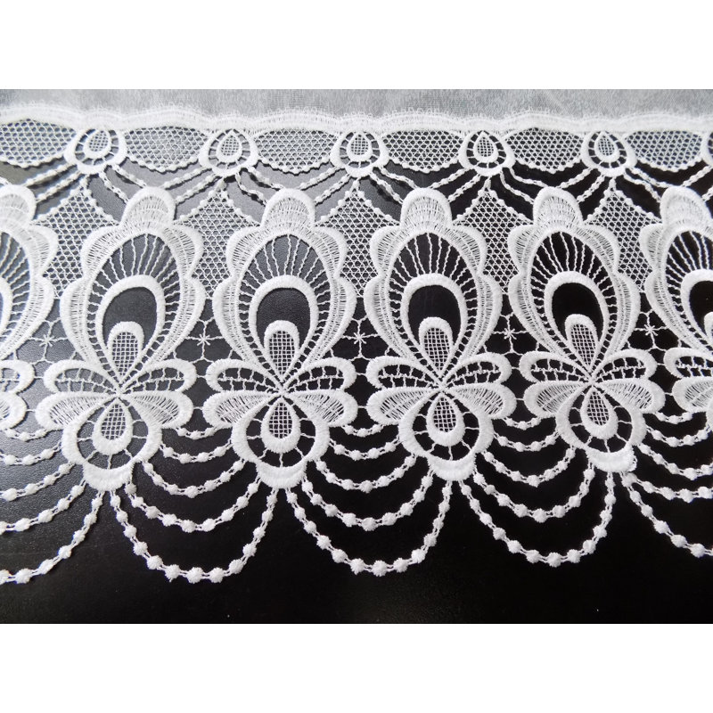 Nydia Semi Sheer Single Curtain Panel, 450 W x 175 D cm