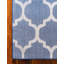 Tapis géométrique bleu foncé / ivoire Ruri-1515331091