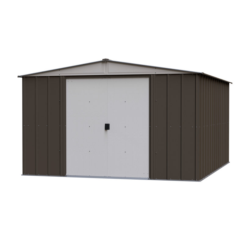 Flèche classique, café 10 x 12 / coquille d'œuf, Brown, 75.88" H x 123.25" W x 145.75" D