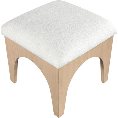 Lawson Chenille Fabric Ottoman