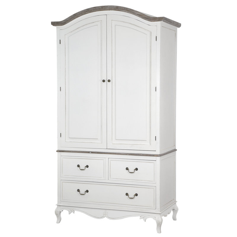 Almont 2 Door Solid Wood Wardrobe