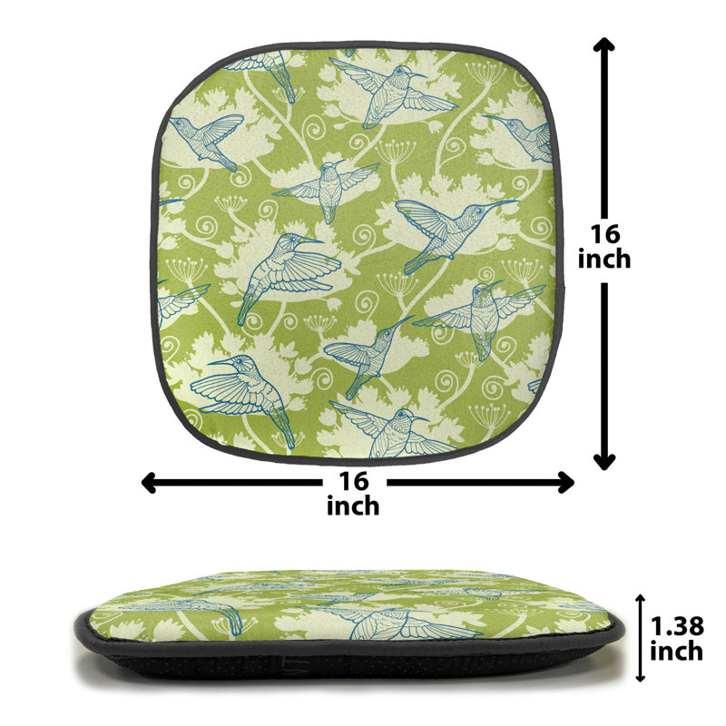Outdoor 1.38'' Dining Chair Seat Cushion