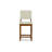 Upholstered Counter Stool with Solid Wood Frame-52517047-52517034