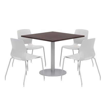 Square Breakroom Table and Chair Set