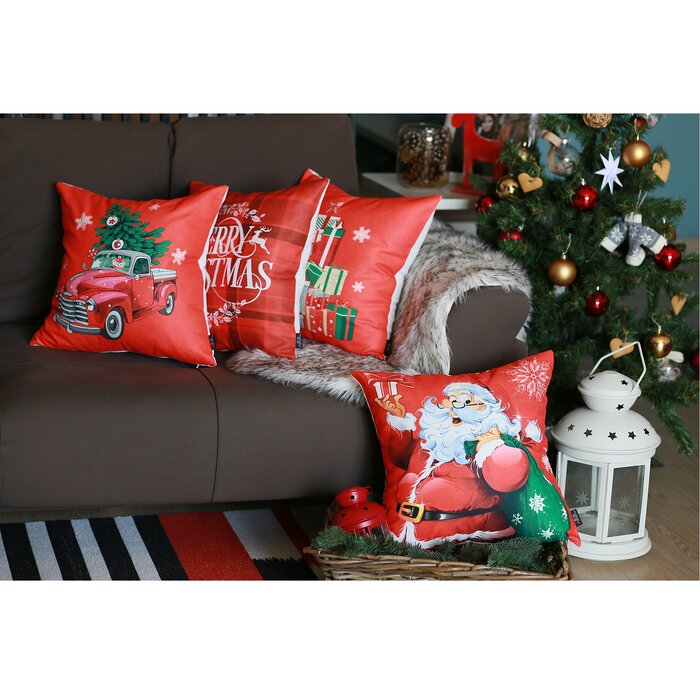 The Holiday Aisle® Lokey Polyester Pillow Cover & Reviews | Wayfair