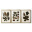 Feuilles d'automne I - Impression encadrée sur mesure de qualité supérieure - 3 pièces-135195924-135195925