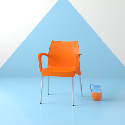 Murl Stacking Patio Dining Armchair