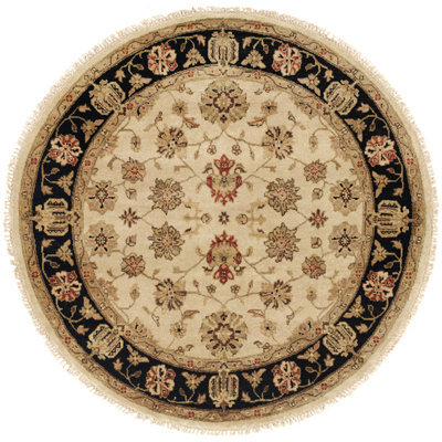 Wool Floral Area Rug