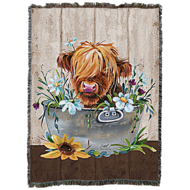 Jeté en coton Pure Country Weavers Highland Rub Dub
