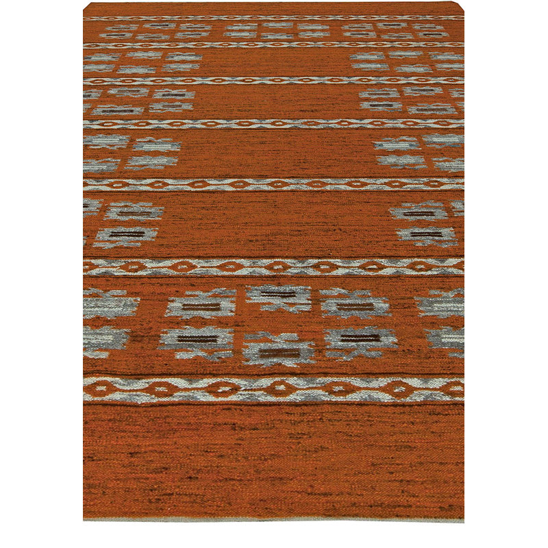 Vintage One-of-a-Kind Rectangle 5'8" X 8'3" Flatweave Area Rug