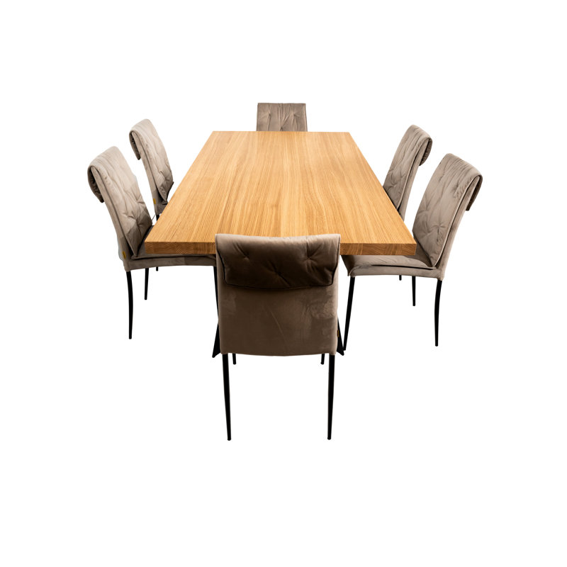 Hovea 6 - Person Dining Set