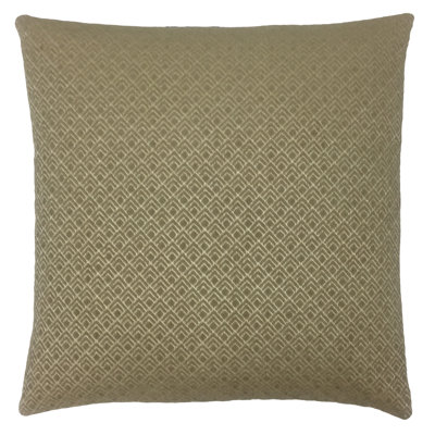Geometric Feather Reversible Throw Pillow