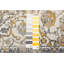 Tapis floral ivoire / brun Flatweave-1792897510