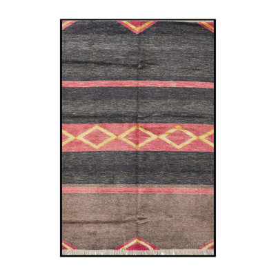 Tapis décoratif multicolore à motif abstrait