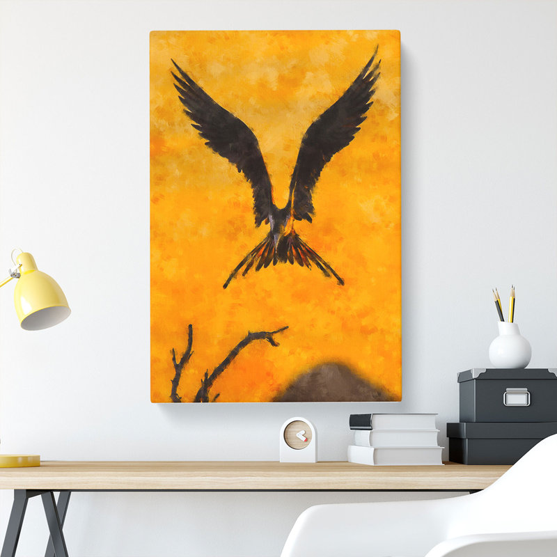 Bird In Flight - Wrapped Canvas, 60cm H x 40cm W x 4cm D