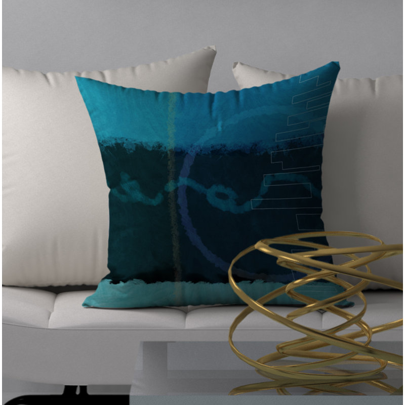 Housse de coussin carrée/insert, 18" x 18"