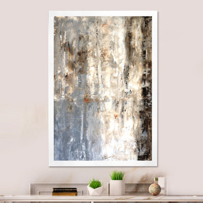 Art moderne gris et bleu II 2FDP47733