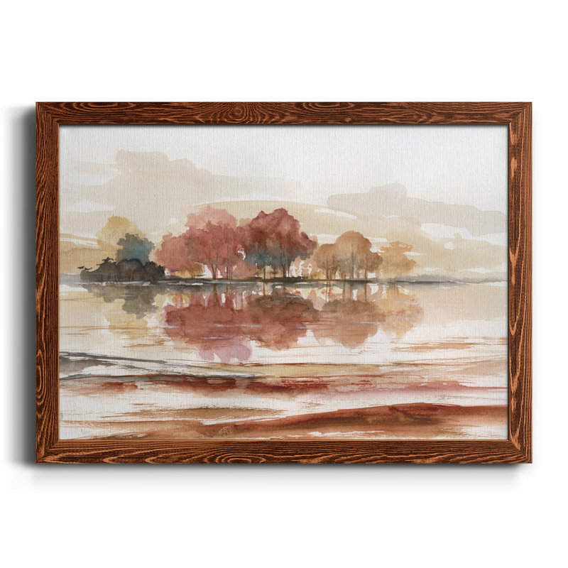 Earthy Dreams - Peinture sur toile encadrée, Érable, H 37,5 po x l 27,5 po x P 1,5 po