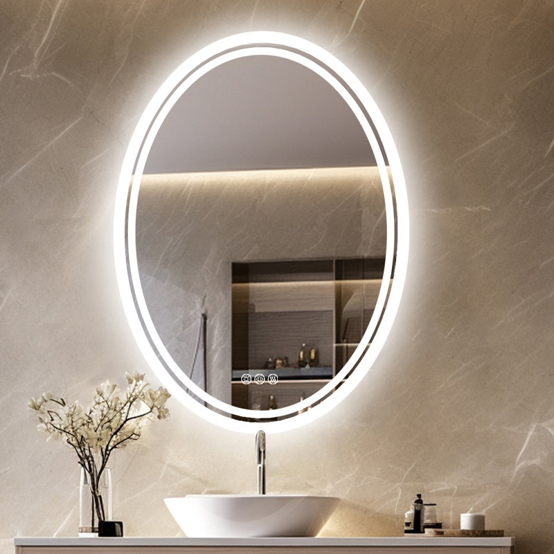 Alayyan Flat Wall Mirror, 80 H x 60 W